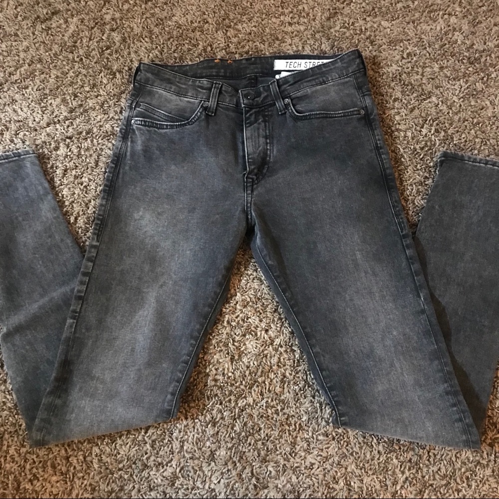 Super Skinny black denim stretch